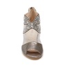 Mesh & Bling Women's Shootie with Silvery Accents, Beads & Sequins & 1.5” Heel, , large