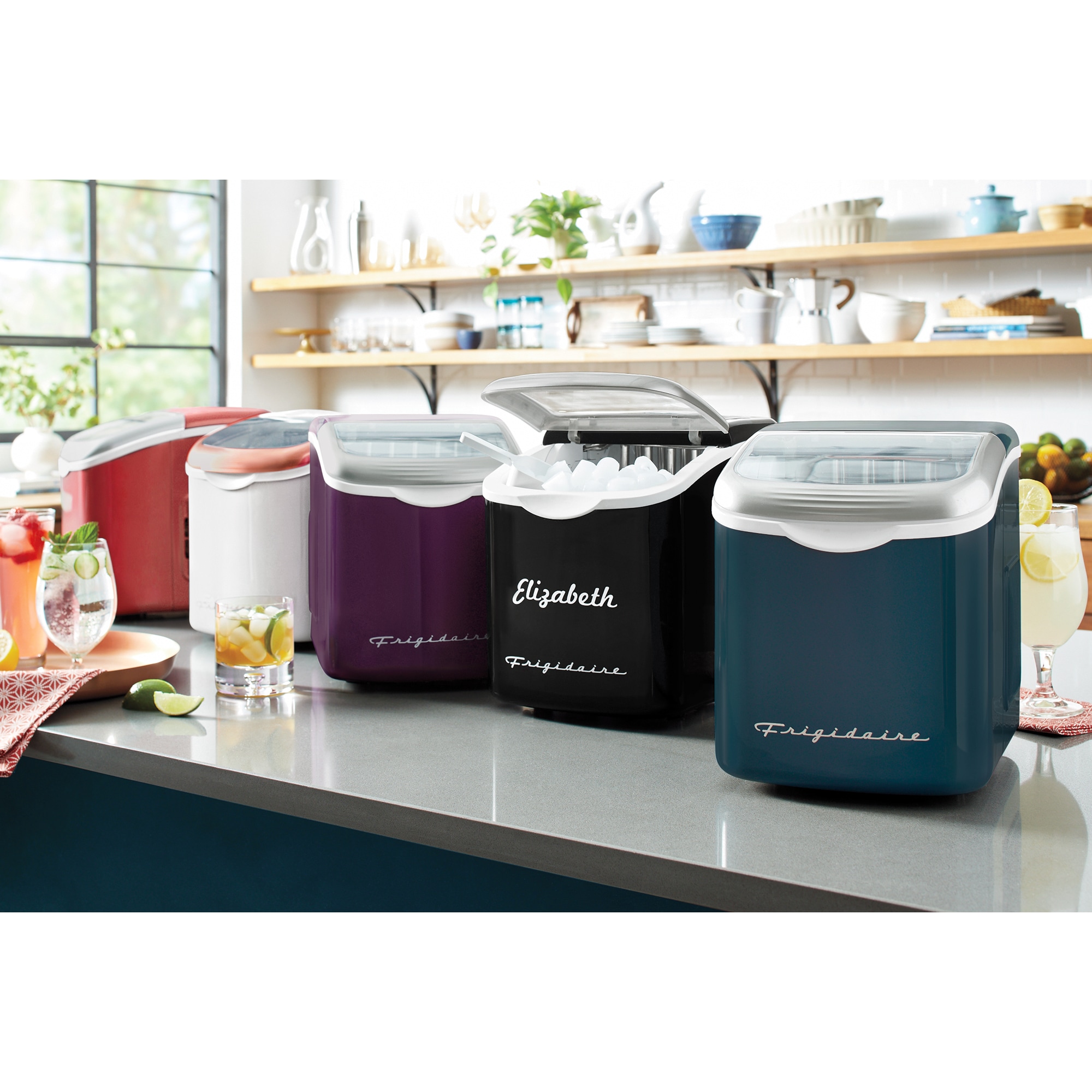 Frigidaire Personalized Retro 26-lb. Ice Maker, , large