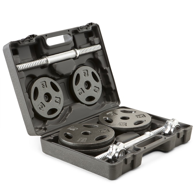 Marcy 40-Lb. Iron Dumbbell Set with Case, , large
