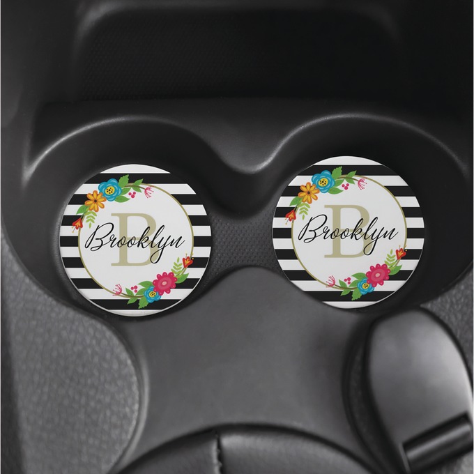 Set of 2 Personalized Car Coasters , , large