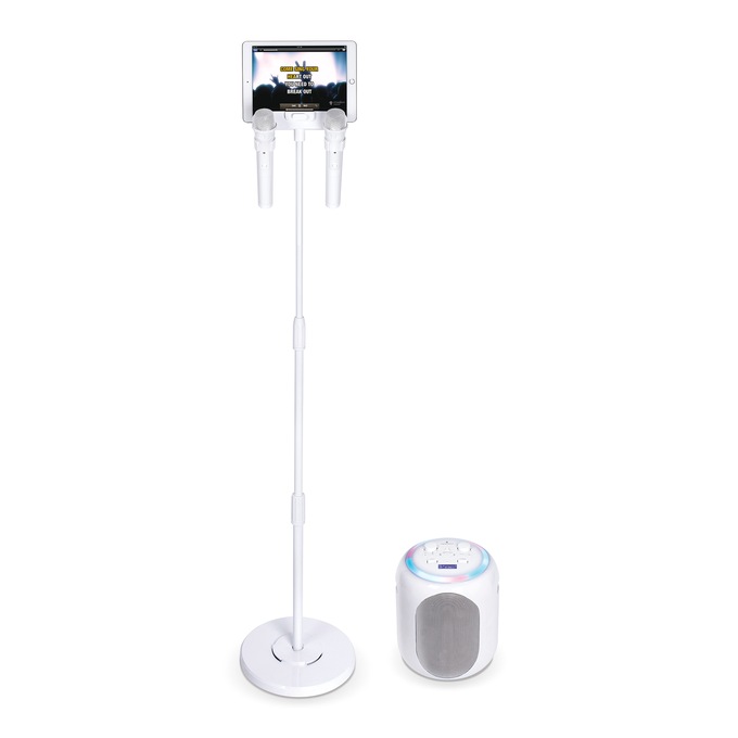 Singing Machine Wireless Pedestal Karaoke System & Bluetooth Speaker, , large