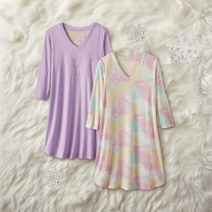 2-Pack Dreamy Nightshirt, , large