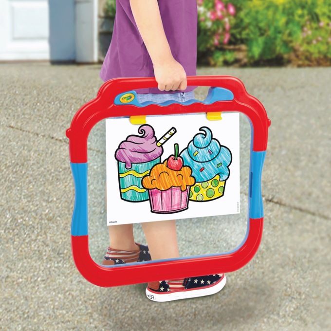 Crayola Triple The Fun See-Thru Easel, , large