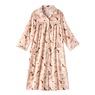Cozy Cotton Flannel Duster with Pockets, , large