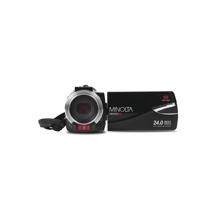 Minolta 1080p Full HD Night Vision Camcorder, Black, large