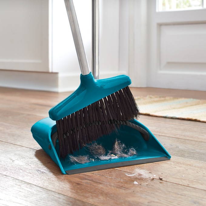 Ginny’s Broom & Dustpan Set, Island Blue, large