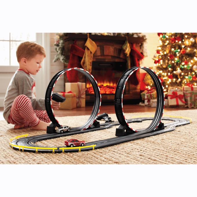 Parallel Looping Slot Car Set, , large
