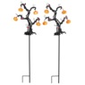 Set of 2 Solar Haunted Tree Stakes, , large