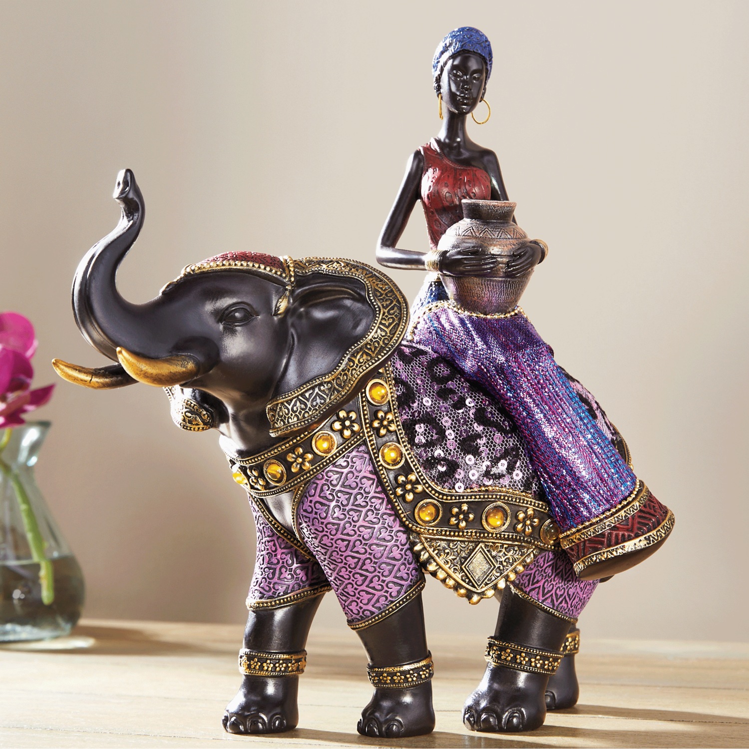 Alice Waese Elephant Woman Sculpture