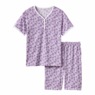 Print Shorty Pajama, Hyacinth Floral, large