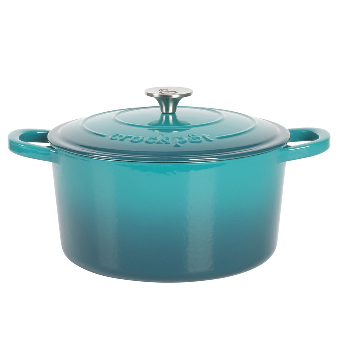 Crock Pot Artisan 6-qt. Enameled Cast Iron Dutch Oven with Lid, , large