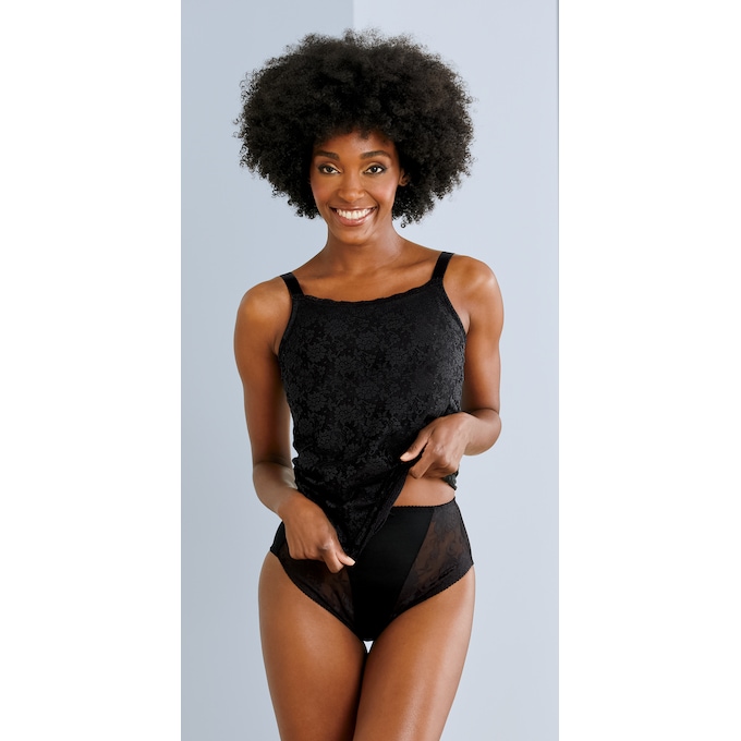 Lace Detail Tank and Panties, , large