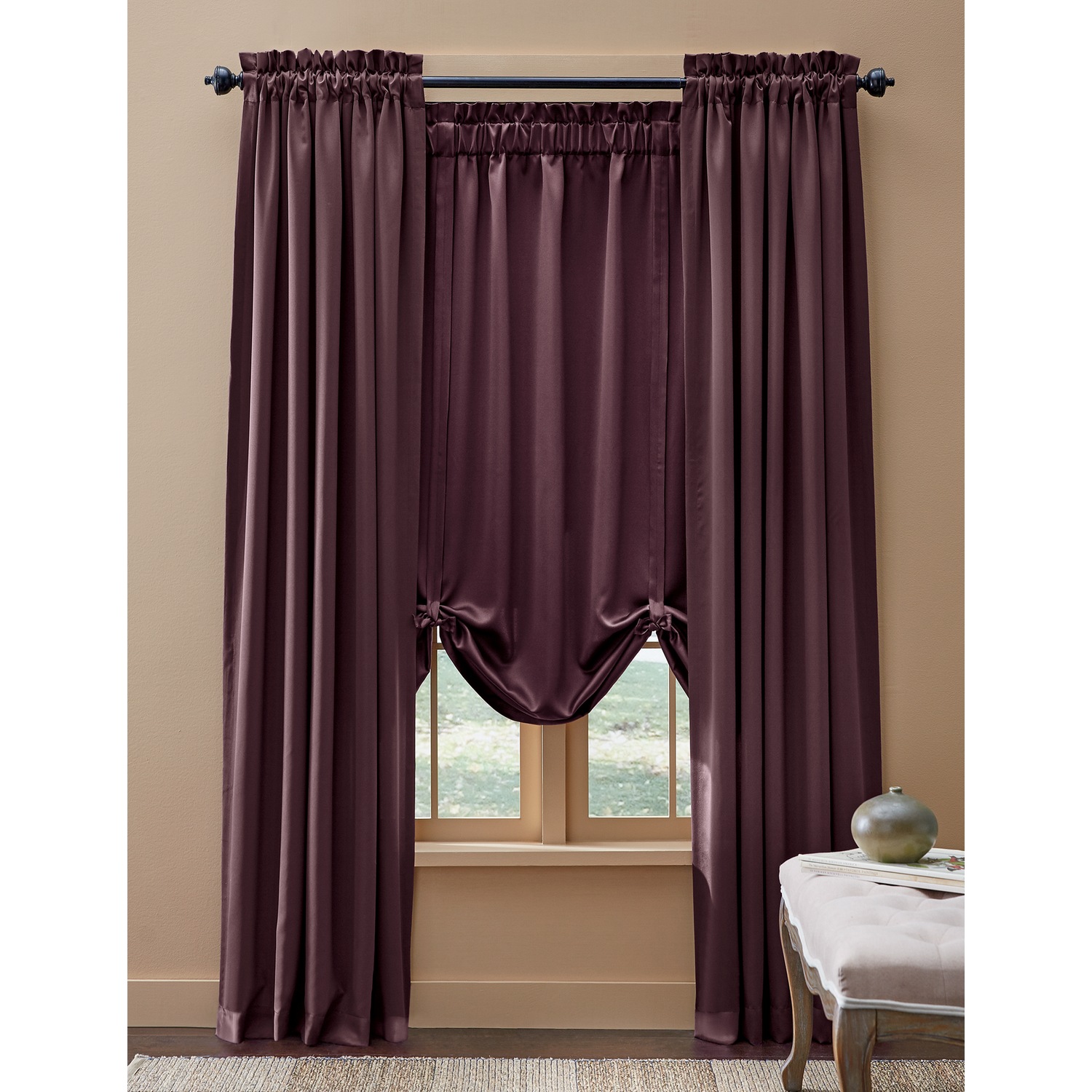 Madison Room Darkening Tie Shade Montgomery Ward