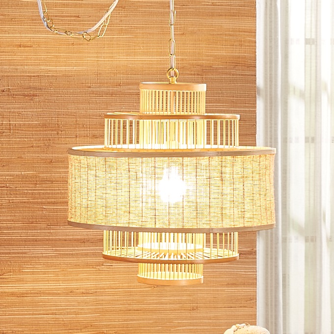 Malai Bamboo Pendant Lamp, , large