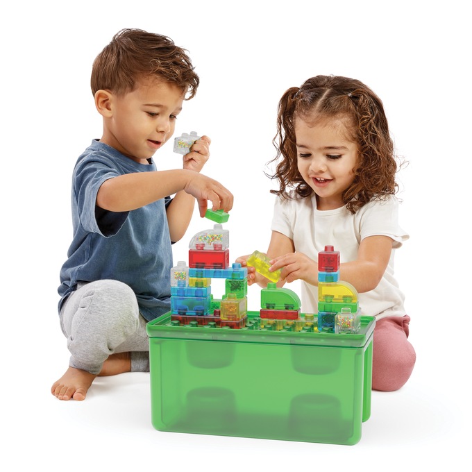 Jelly Blox Stash & Stack, Green, large