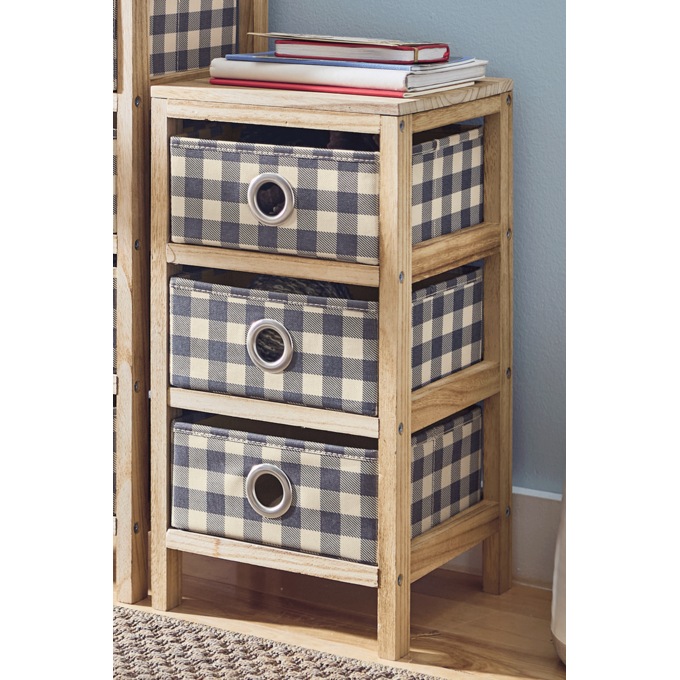 Chase 3-Drawer Basket Storage, Natural, large