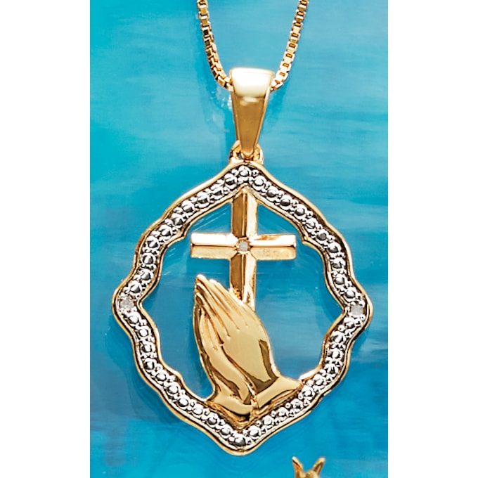 Diamond Faith Pendant, , large