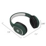 Core Innovations Wireless Bluetooth Headphones, Green, large