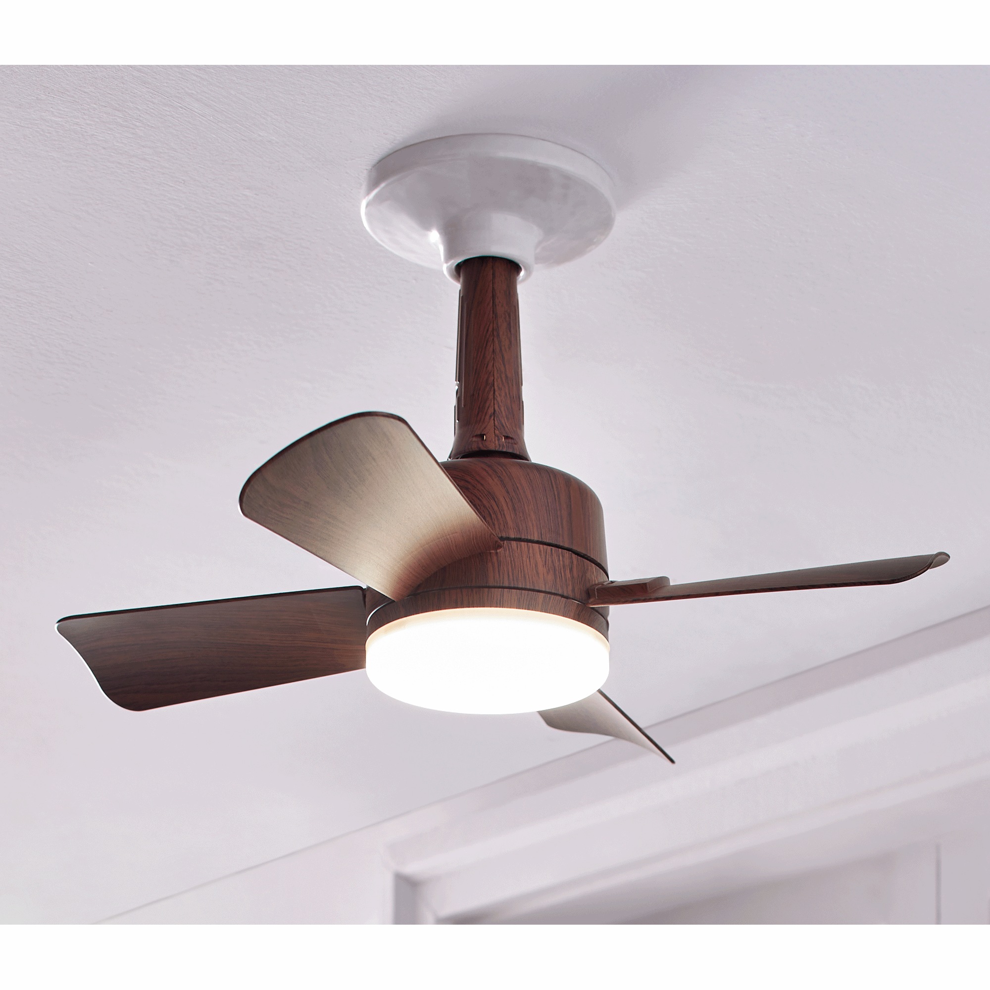 Bell+Howell Socket Fanlight, Woodgrain, large