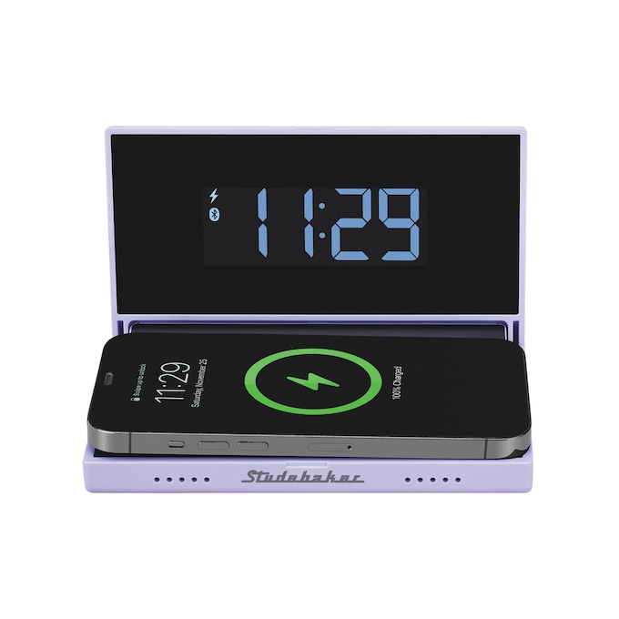 Studebaker 4-in-1 Charging Clock, , large