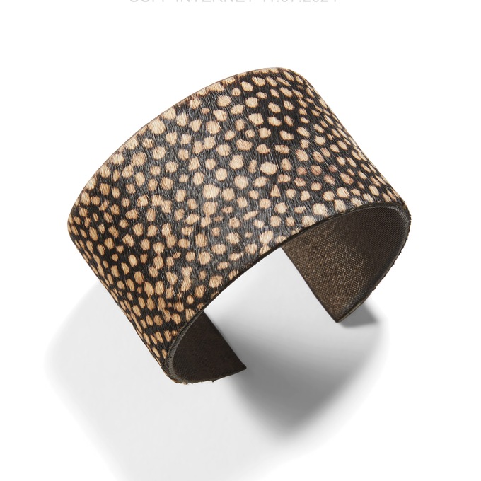 Wide Cuff, Dark Brown, large