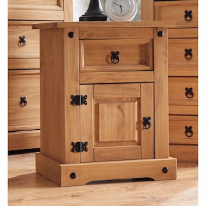 Arden Pine Nightstand, , large