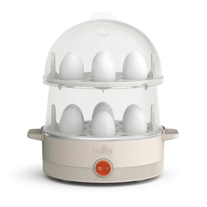 Bella 14-Egg Cooker, Oatmilk, large