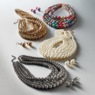 Multi-Strand Bead Necklace and Earring Set, , large