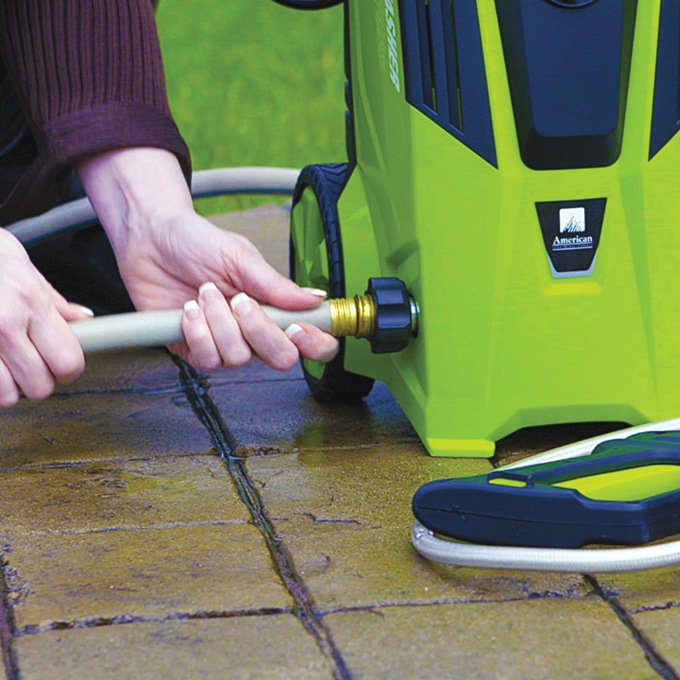 Earthwise 1650 PSI Corded Pressure Washer, Green, large