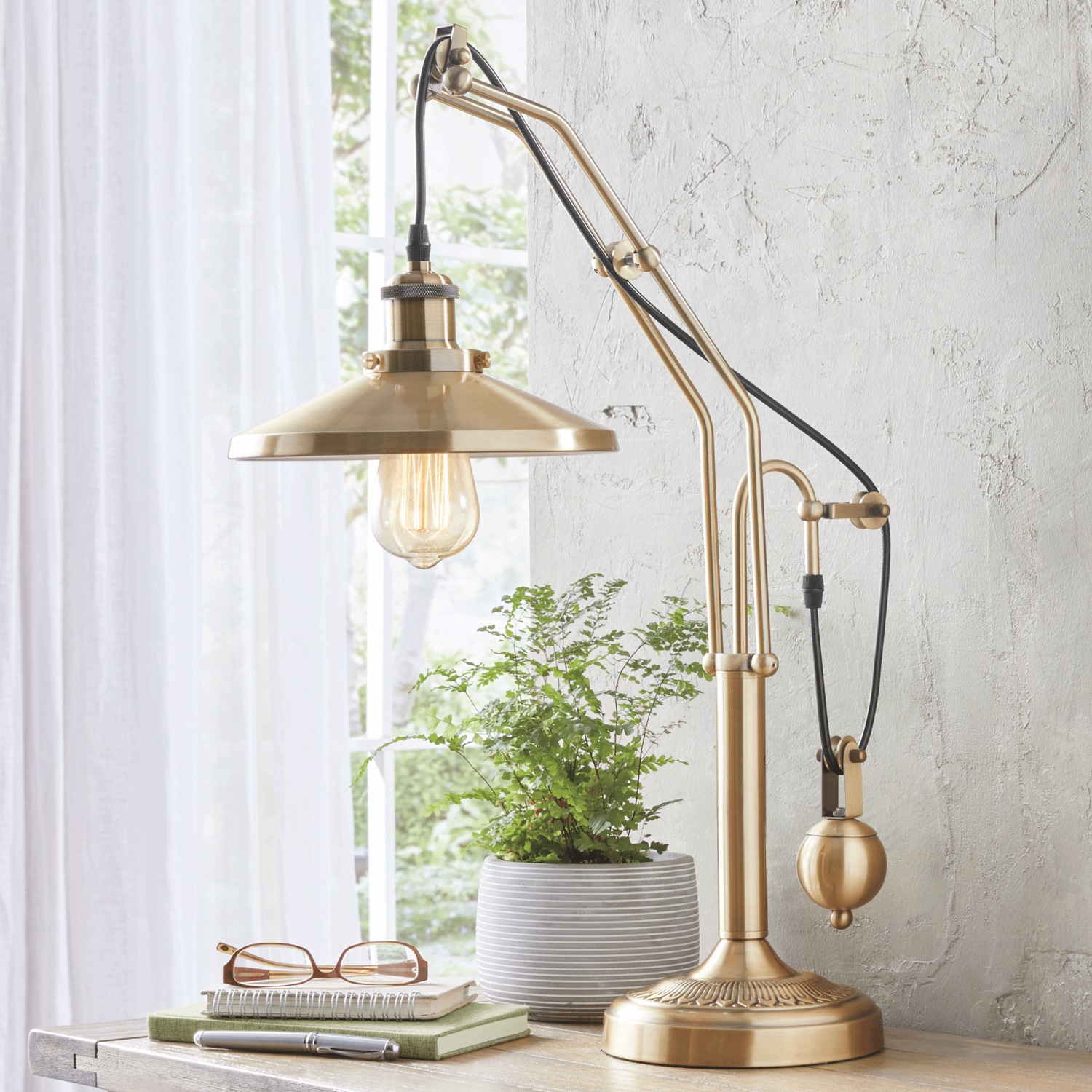 Vintage-Style Industrial Table Lamp | Montgomery Ward