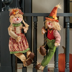 Scarecrow Porch Huggers - Buy Both and Save, , large