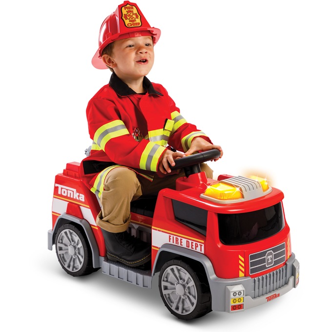 Kids ride on firetruck sales