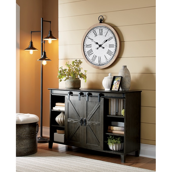 Chicken Wire Wall Clock, , large