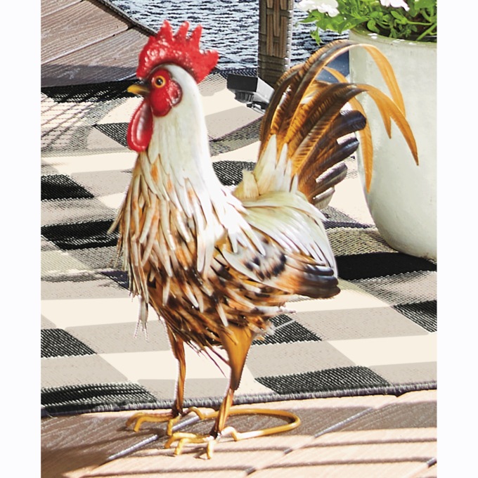 Flustered Metal Rooster, , large