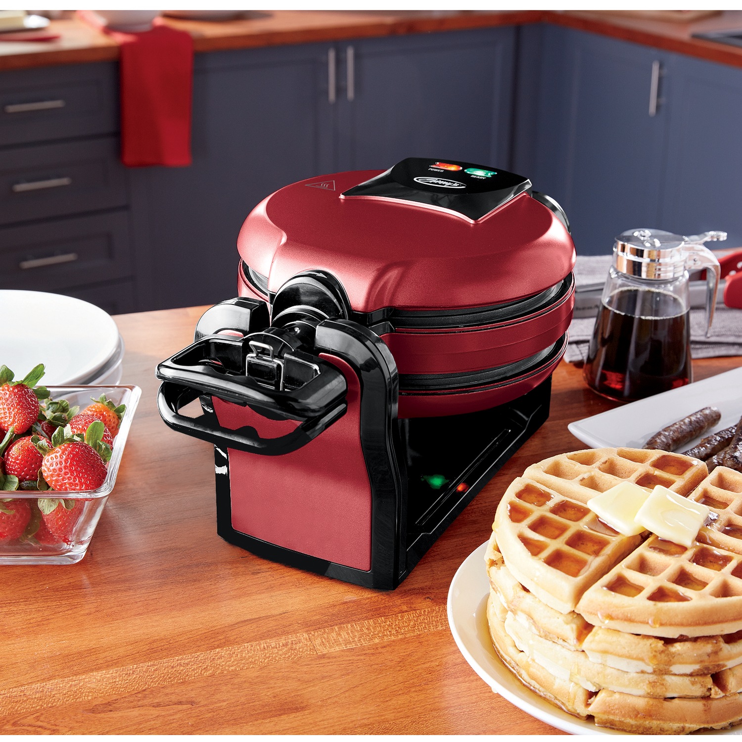 Double Waffle Maker by Ginny's Montgomery Ward