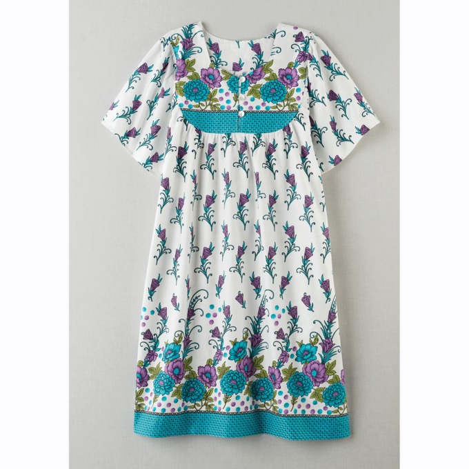 Metro Border Print Patio Dress, , large