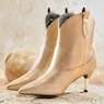 Midnight Velvet Metallic Western Bootie, , large