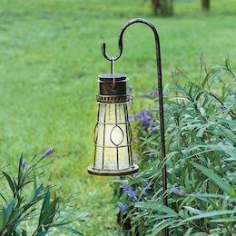 Solar Lantern with Shepherd's Hook, , large