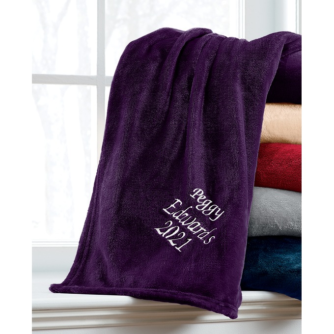 Personalized Oversized Plush Throw, , large