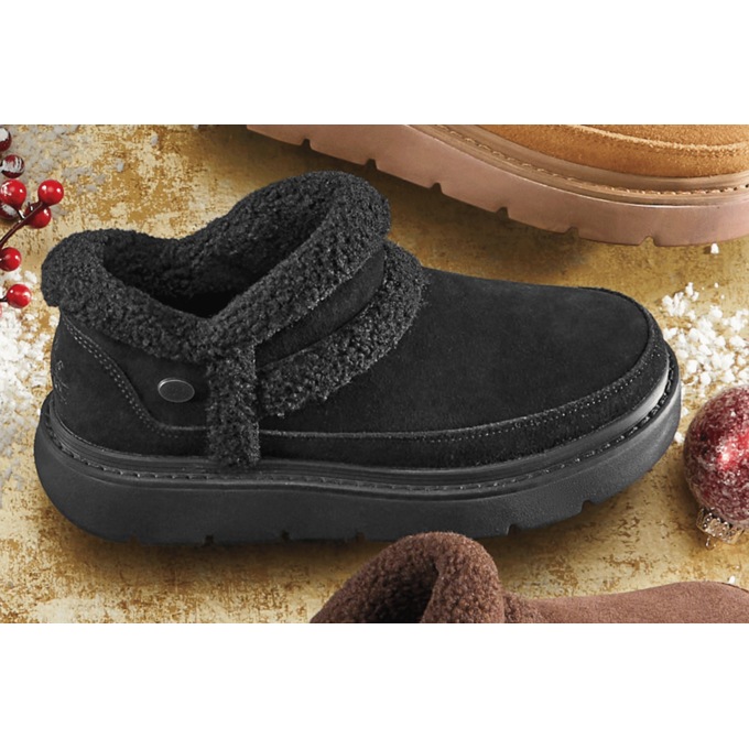 BOBS Slip-Ins Keepsake Lite Bootie by Skechers with Faux Shearling, , large