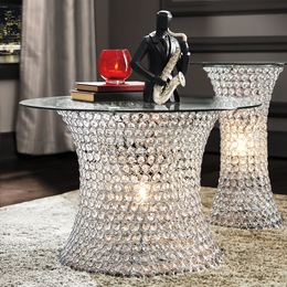 Crystal Lit Coffee Table, , large