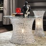 Crystal Lit Coffee Table, Clear, large