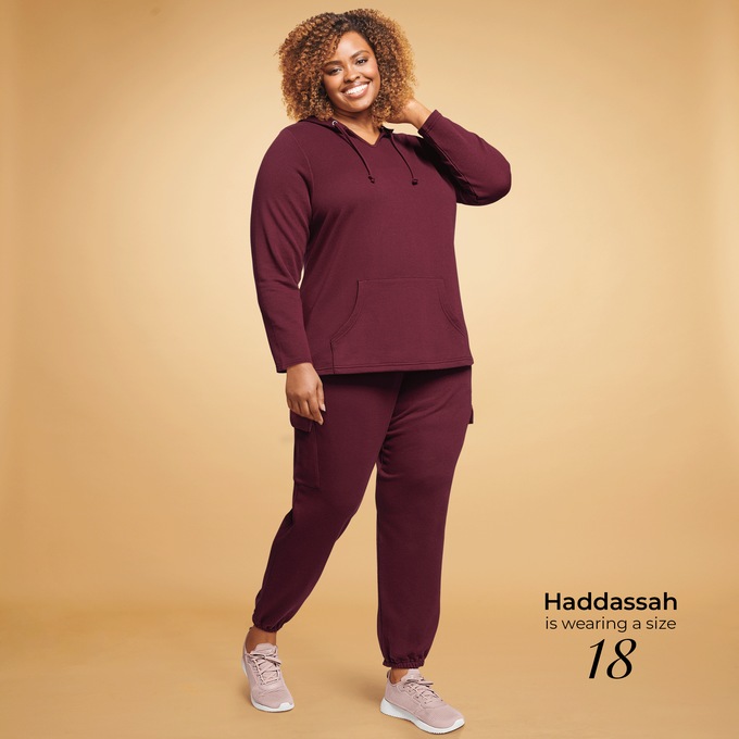 Zen Hoodie Active Set with Cargo Pocket Jogger Pant, , large