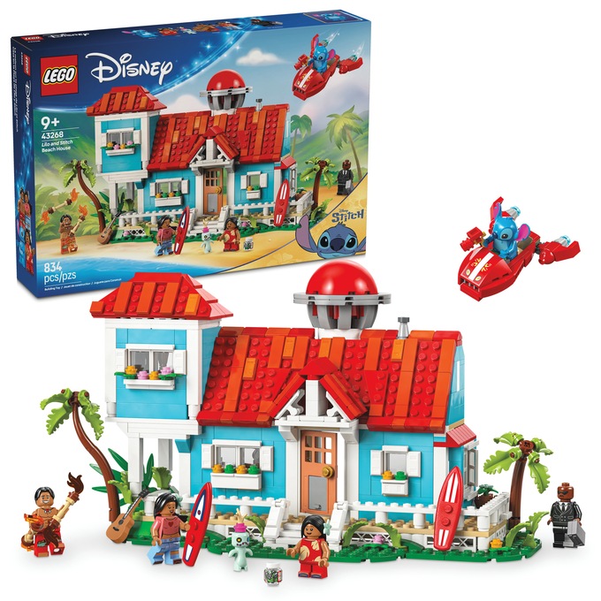 LEGO Disney Lilo and Stitch Beach House, , large