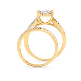 Square Cluster Tri-Bridal Set, , large