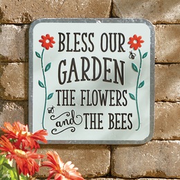 Bless Our Garden Sign, , large