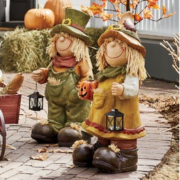 Scarecrow with Lantern, , large