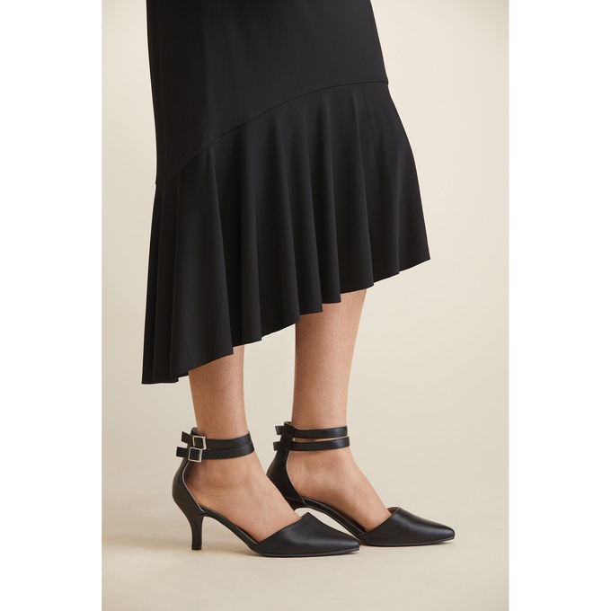 Tria Flowy Skirt Set for Womebn with Peplum Waist and Flounce Hem, , large