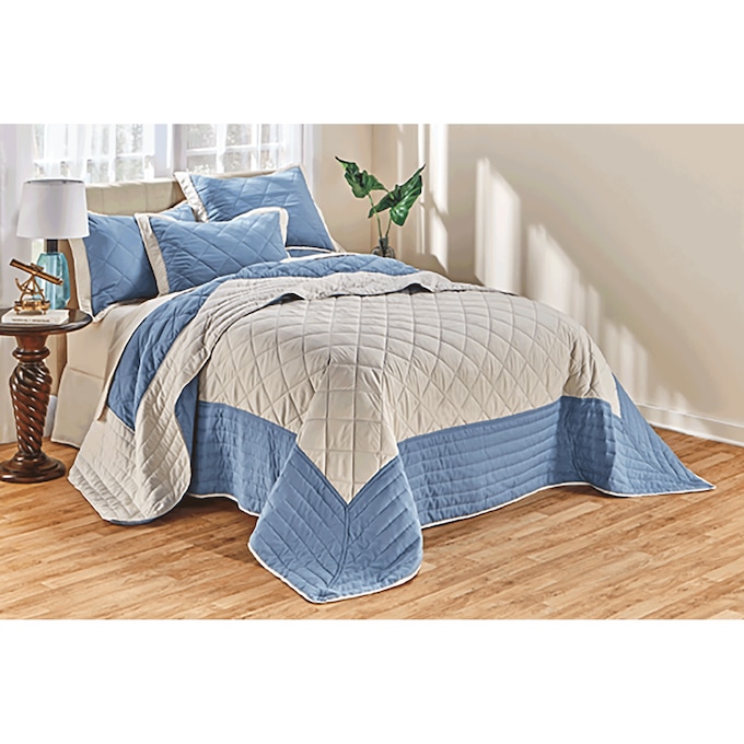 Jenna Reversible Bedspread, , large