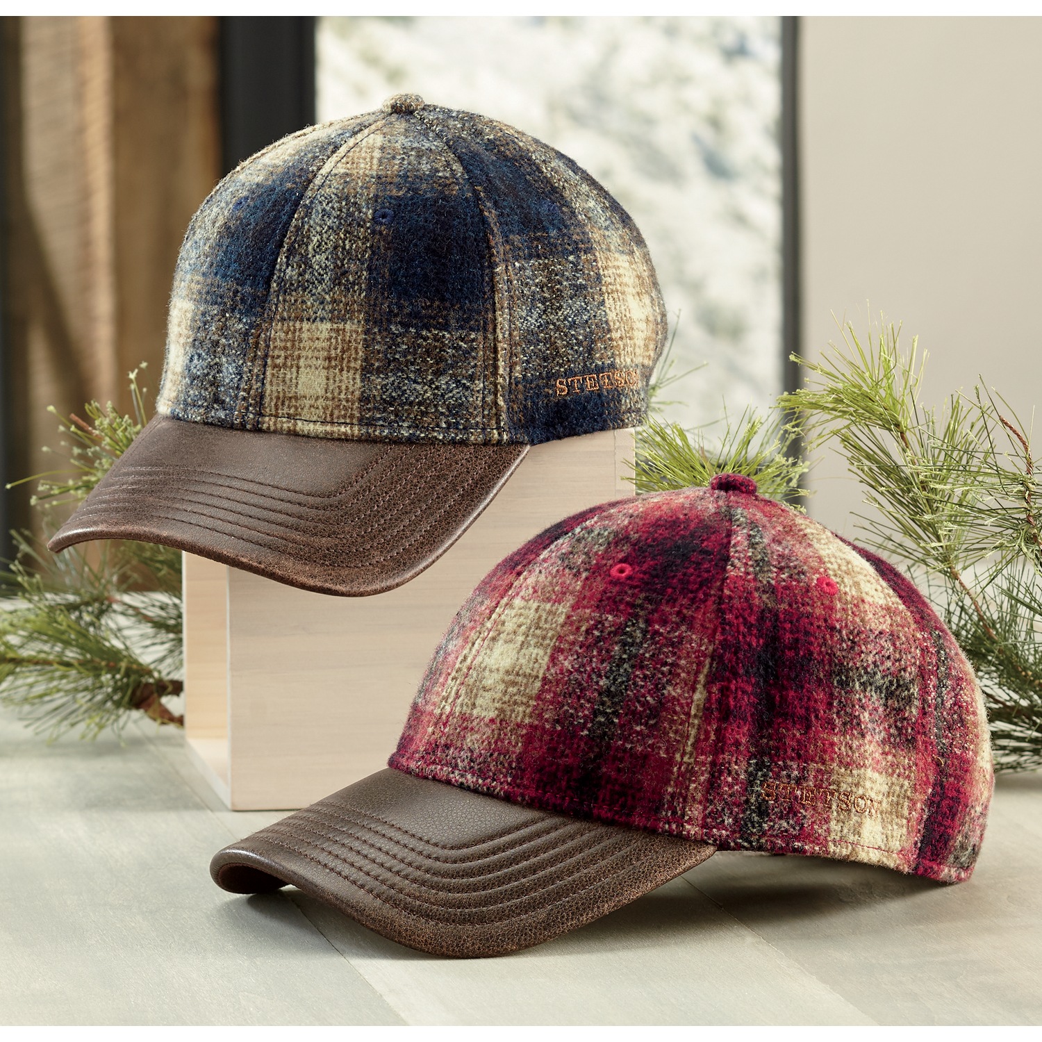 Plaid Baseball Cap Montgomery Ward